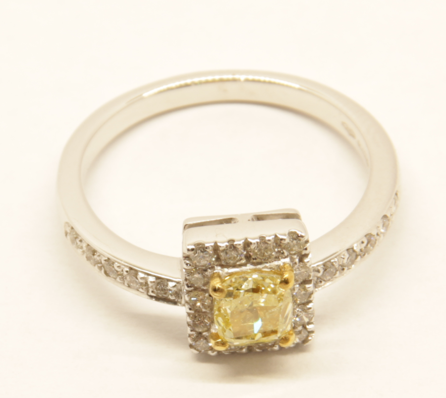 Anello diamante giallo Deil Joseph A018