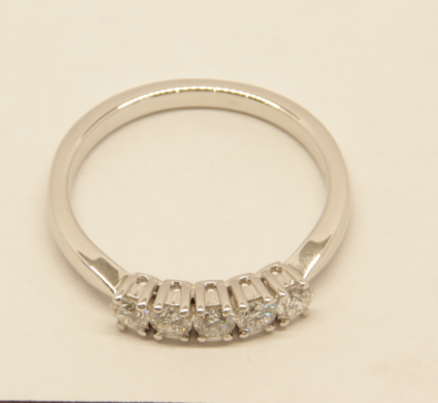 Anello fedina 5 pietre Deil Joseph A946