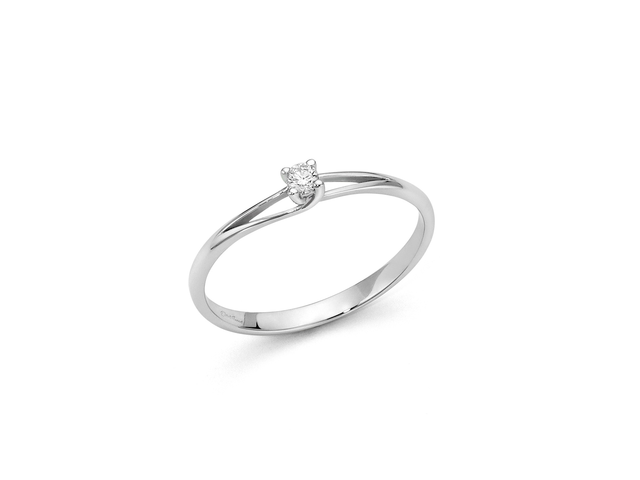 Anello oro solitario miluna LID3213