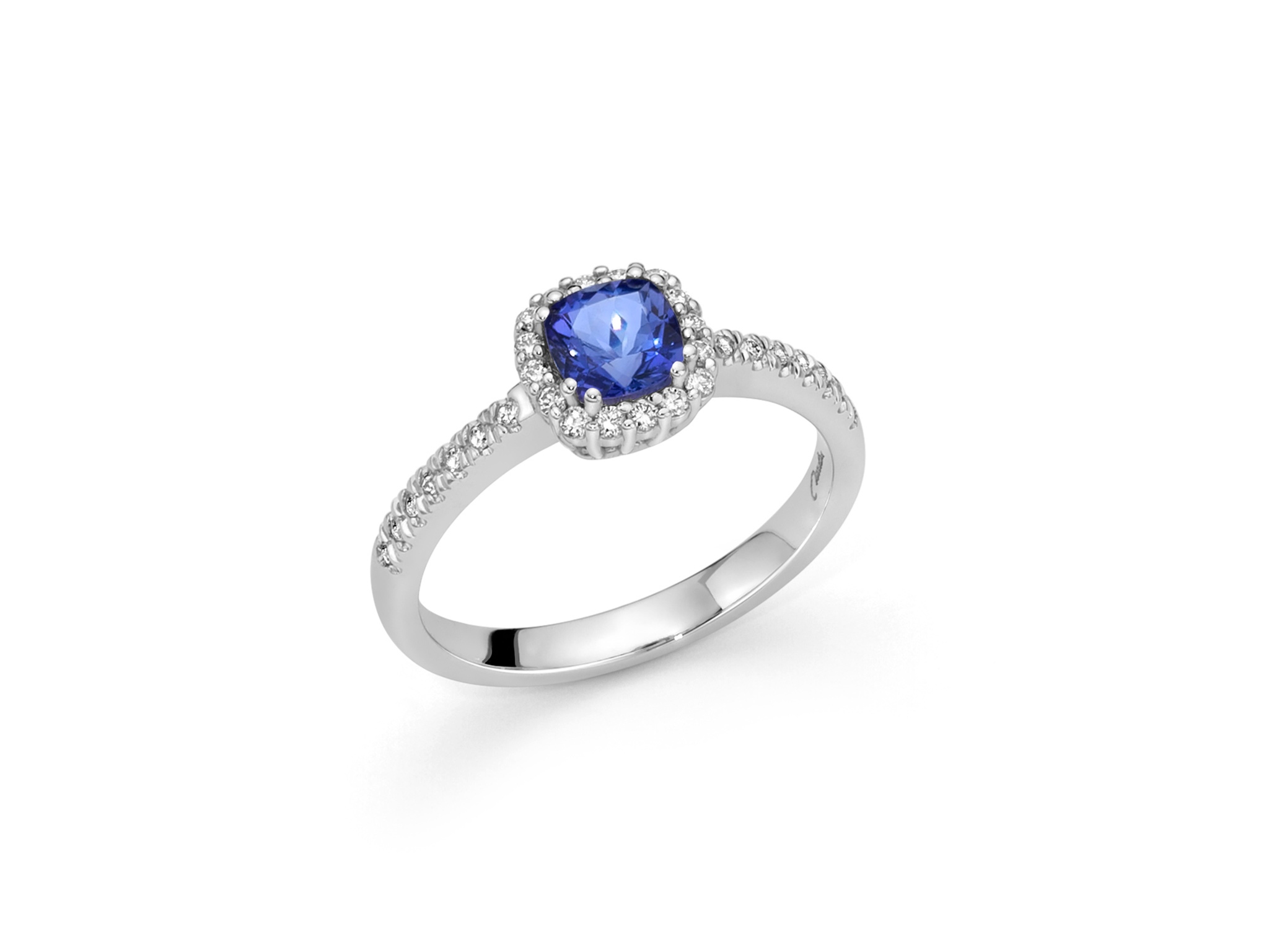 Anello oro tanzanite diamanti LID3554