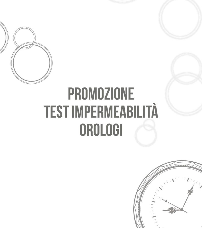 Ante promo test impermeabilita