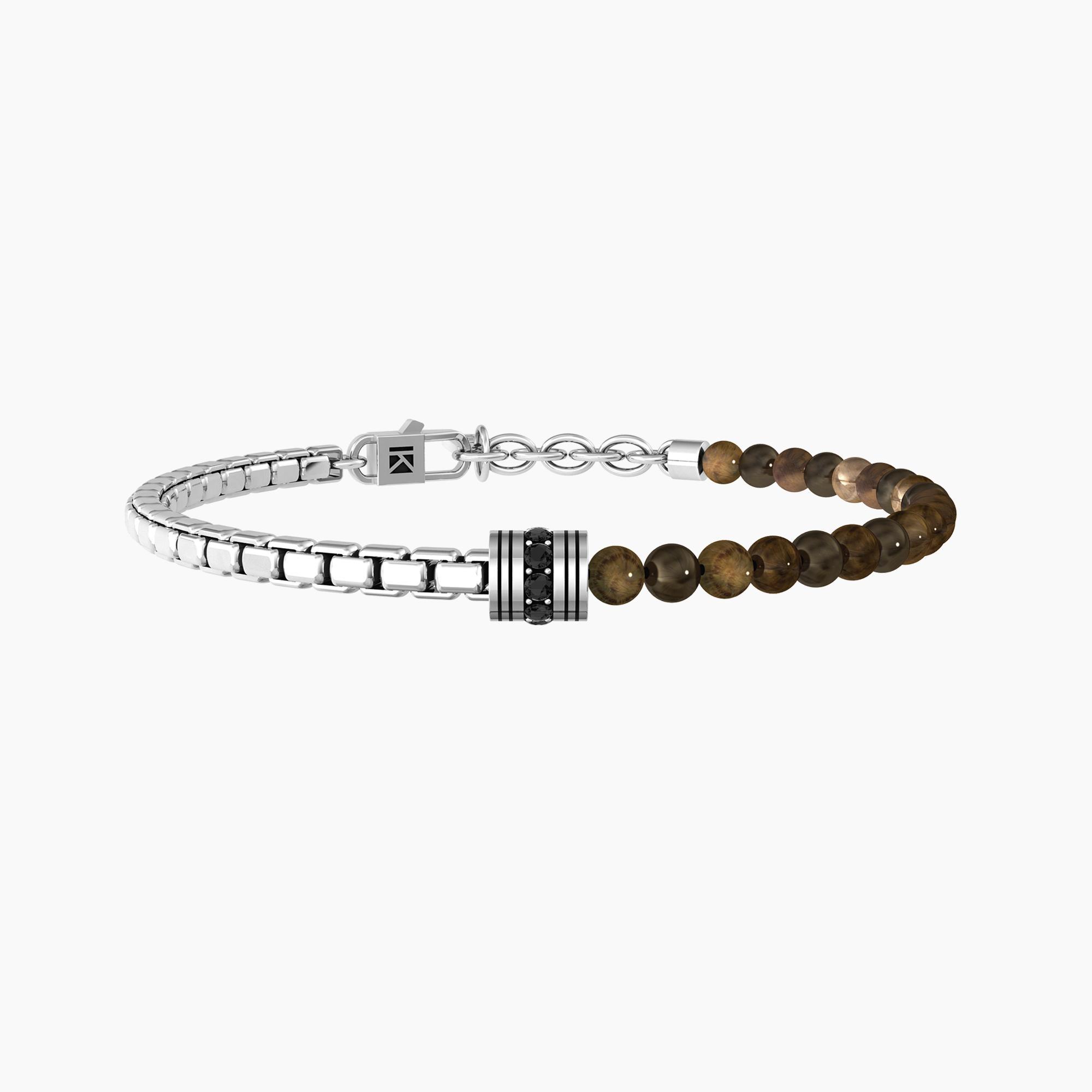 Braccaile acciaio kidult energy stone 732250