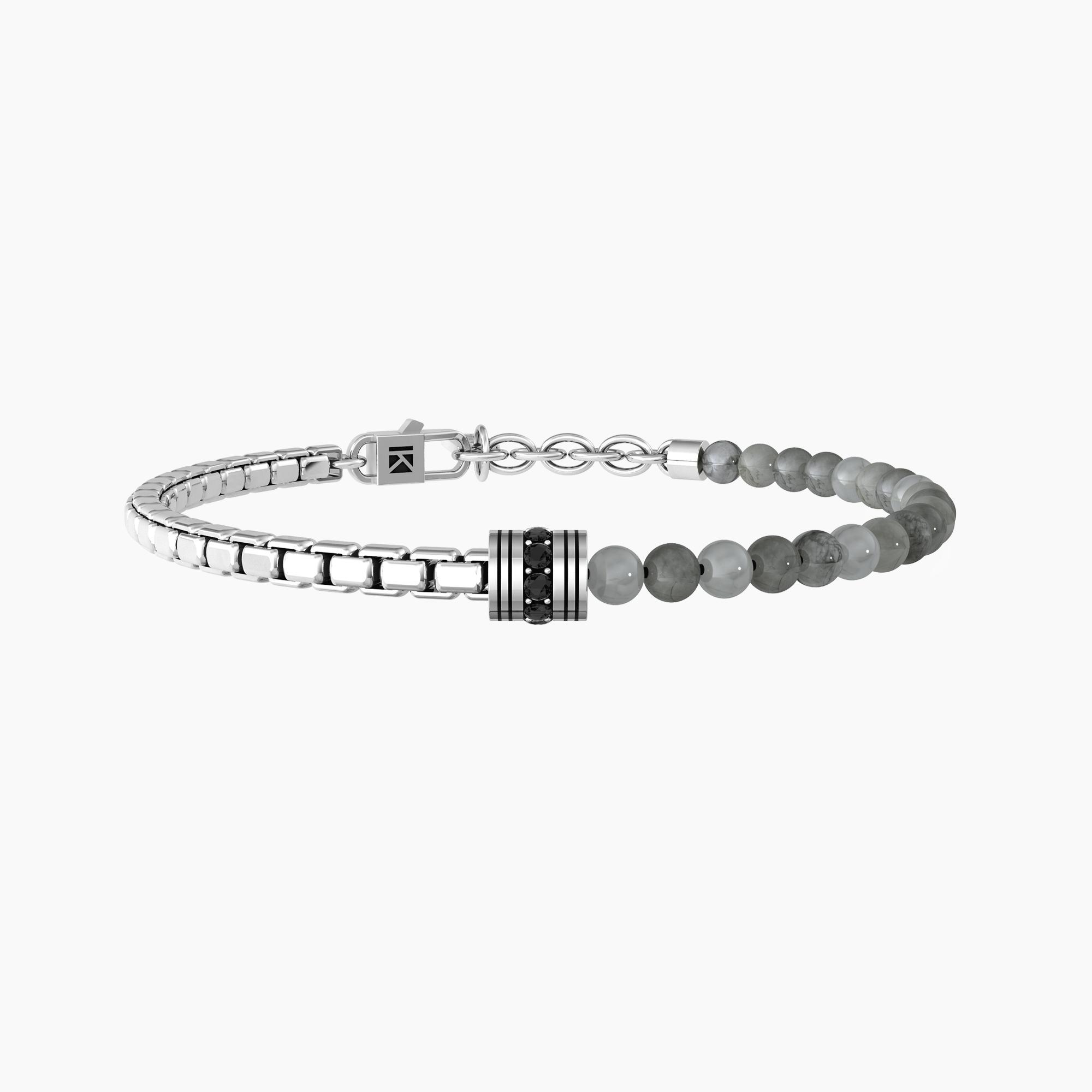 Braccaile acciaio kidult energy stone 732251