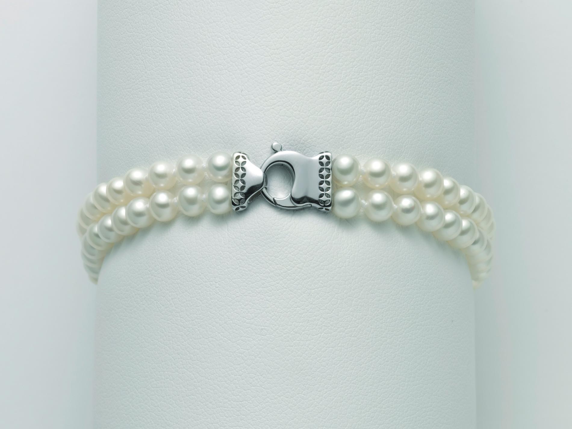 Bracciale Miluna oro perle PBR3074