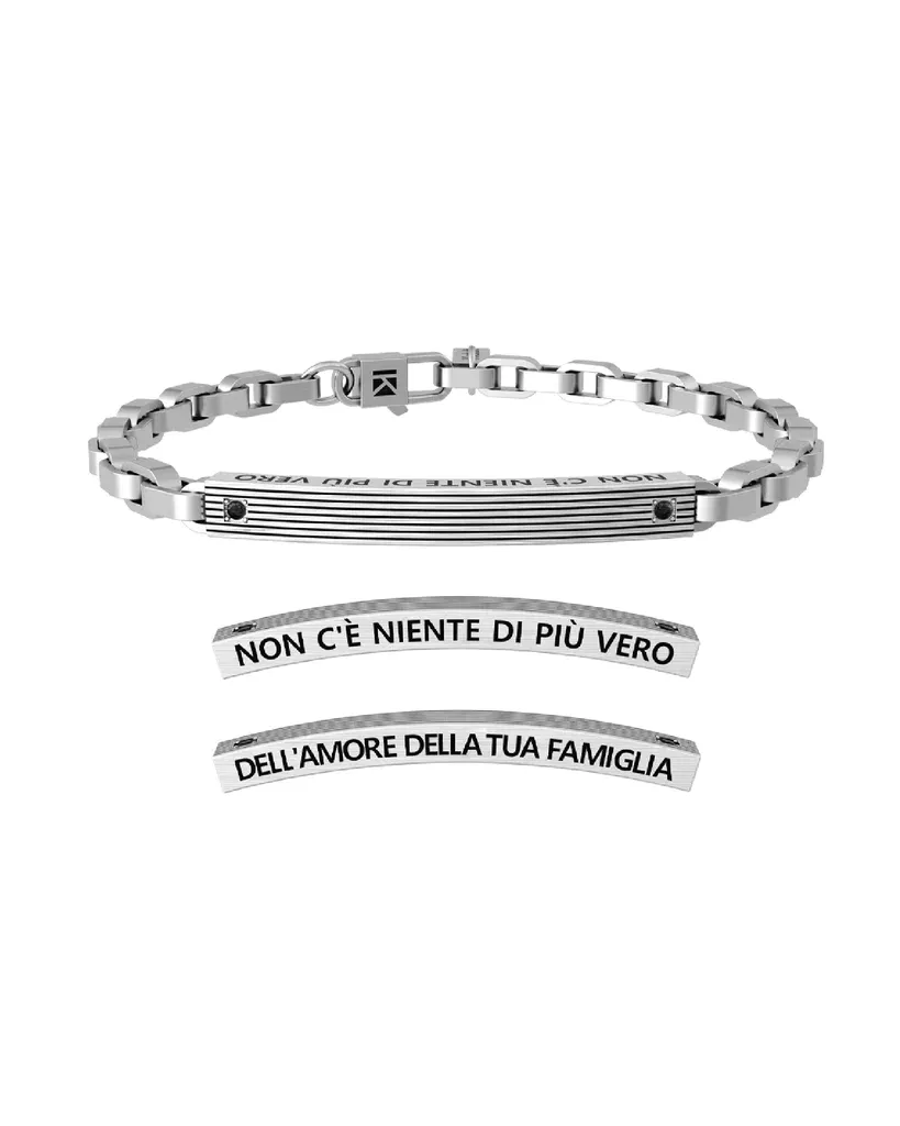 Bracciale acciaio kidult family 732128