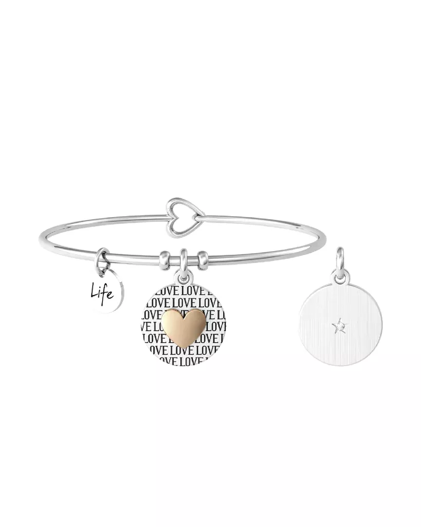 Bracciale acciaio kidult love 732125
