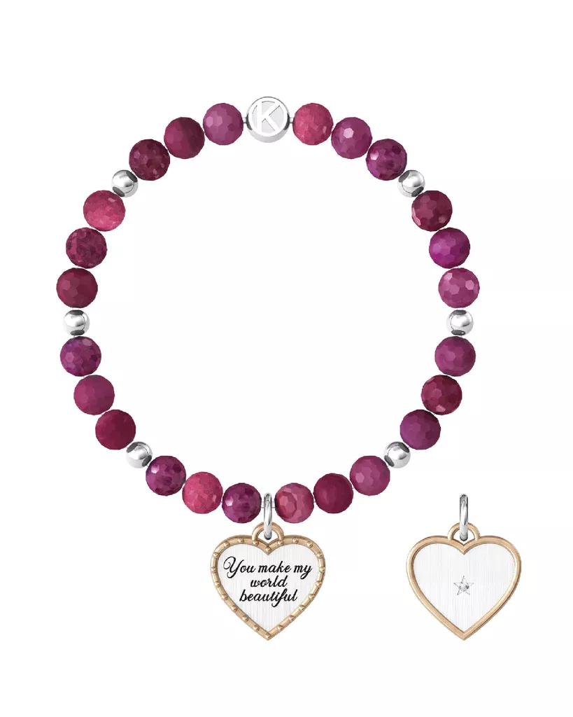 Bracciale acciaio kidult love 732127