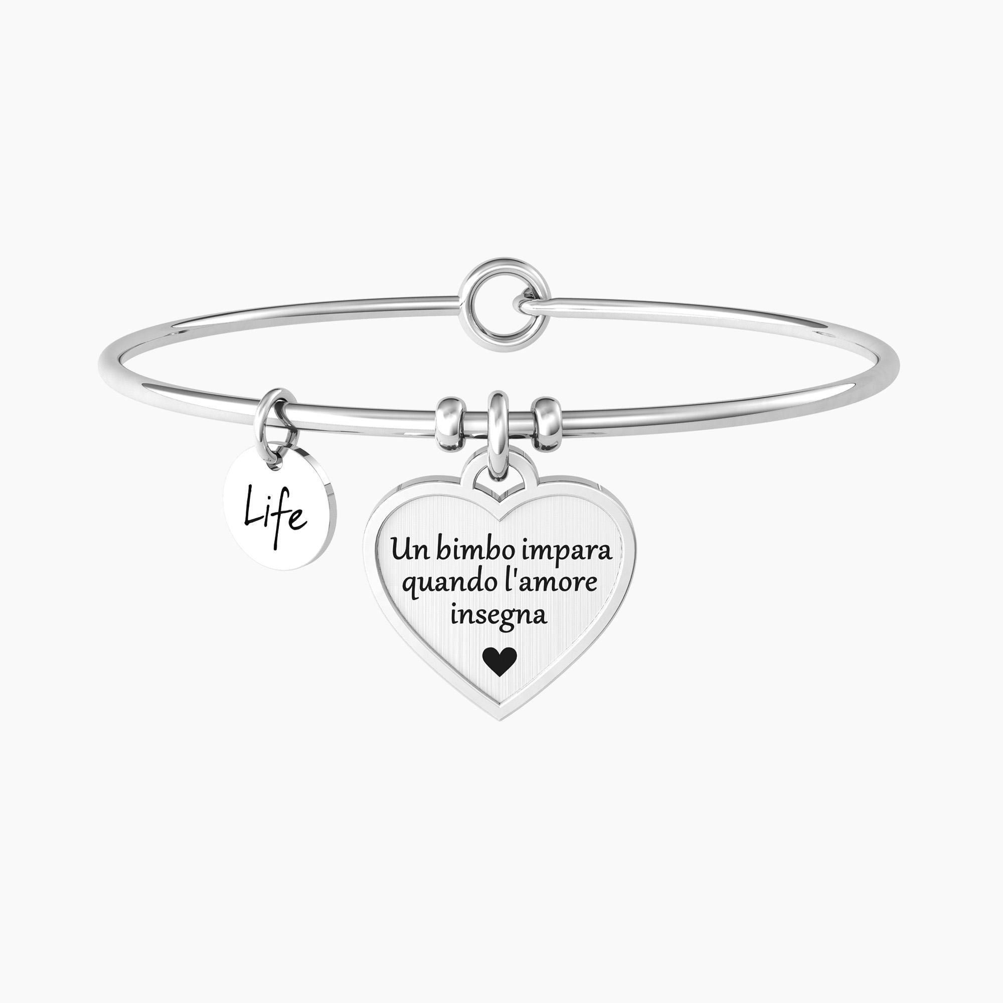 Bracciale acciaio kidult love 732142