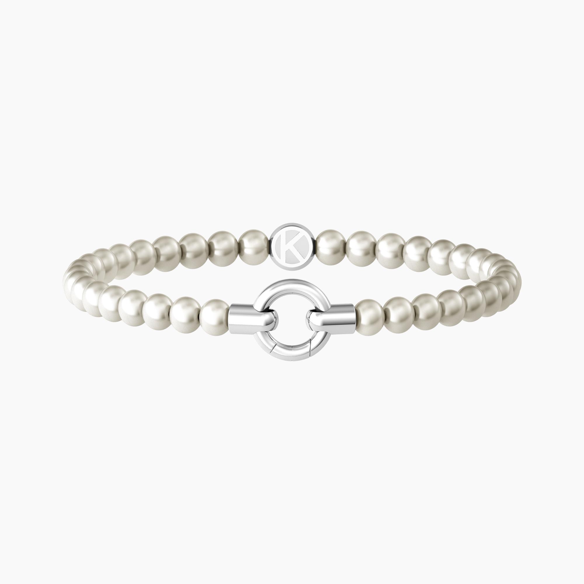 Bracciale acciaio perle Kidult 732200