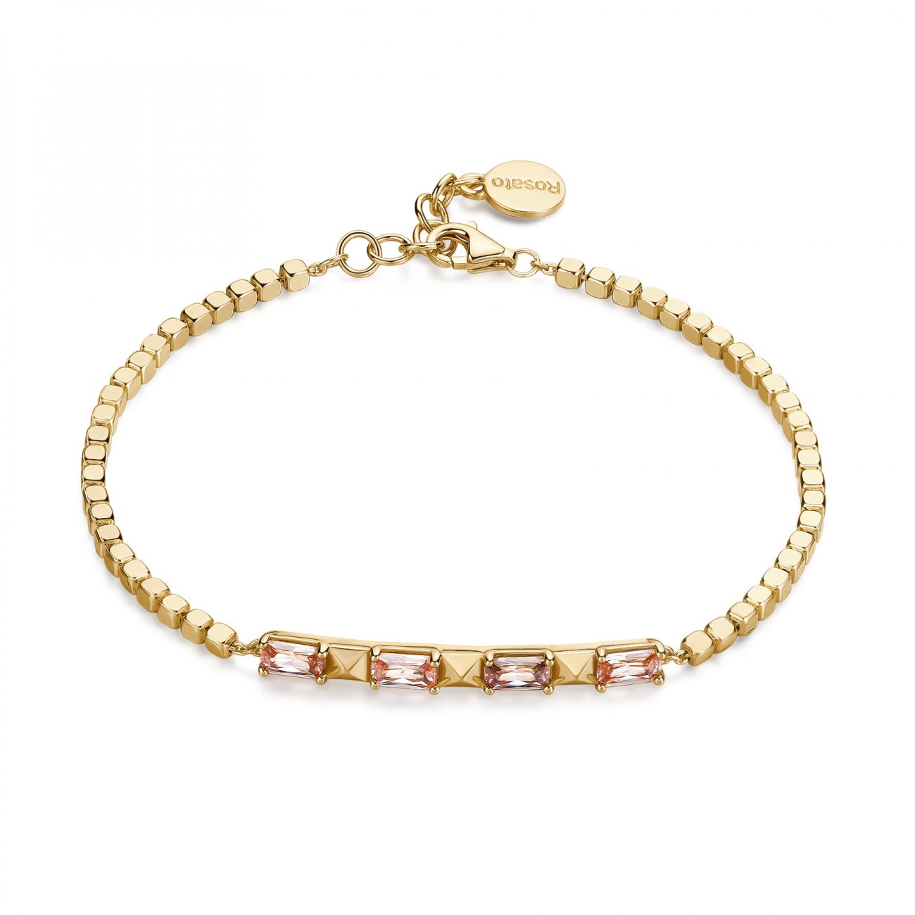 Bracciale argento gioielli rosato RZCU104