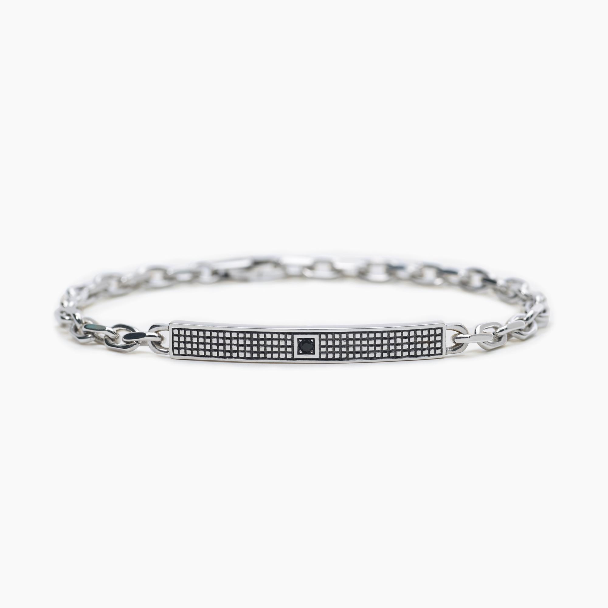Bracciale argento mabina uomo 533575