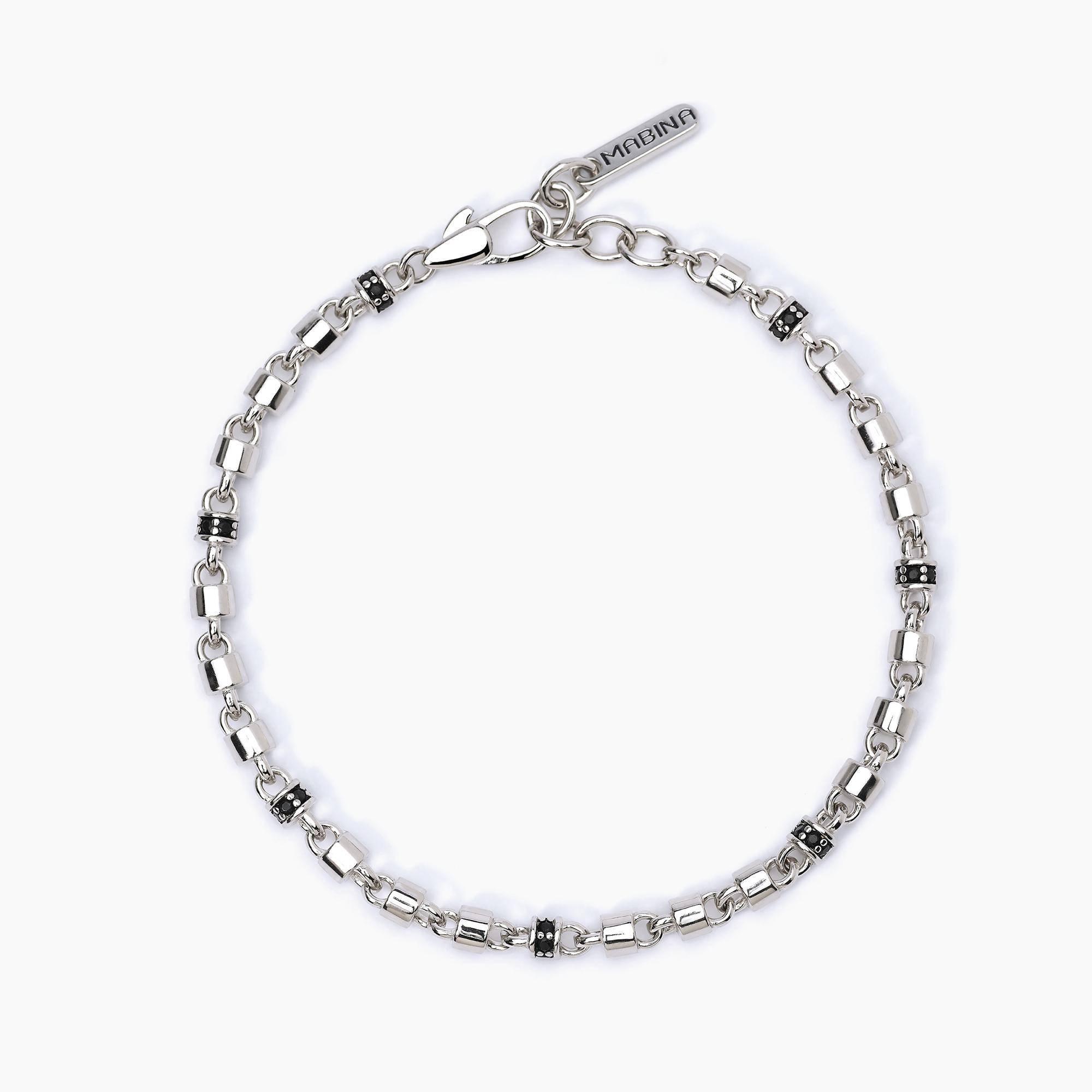 Bracciale argento mabina uomo 533631