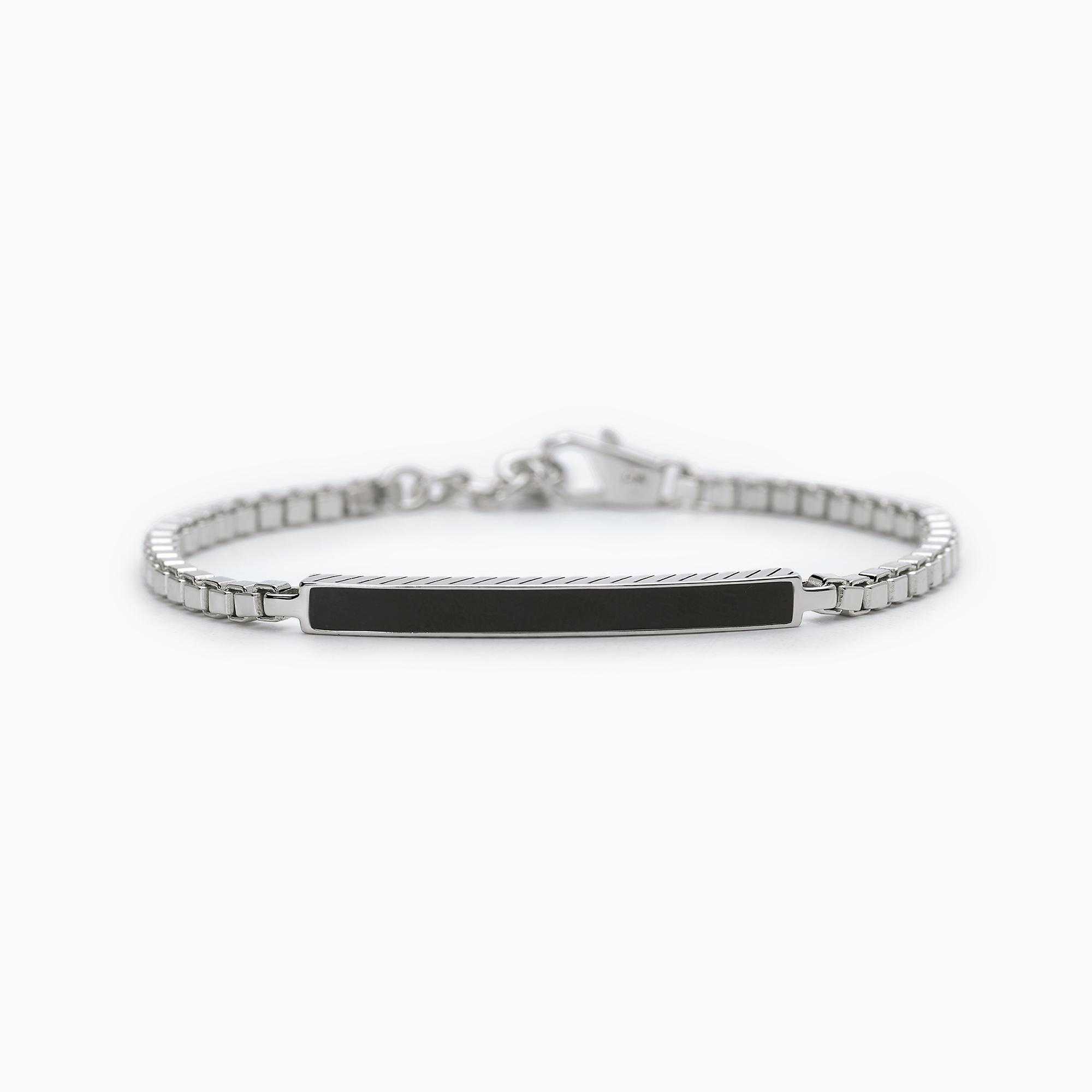 Bracciale argento mabina uomo 533709