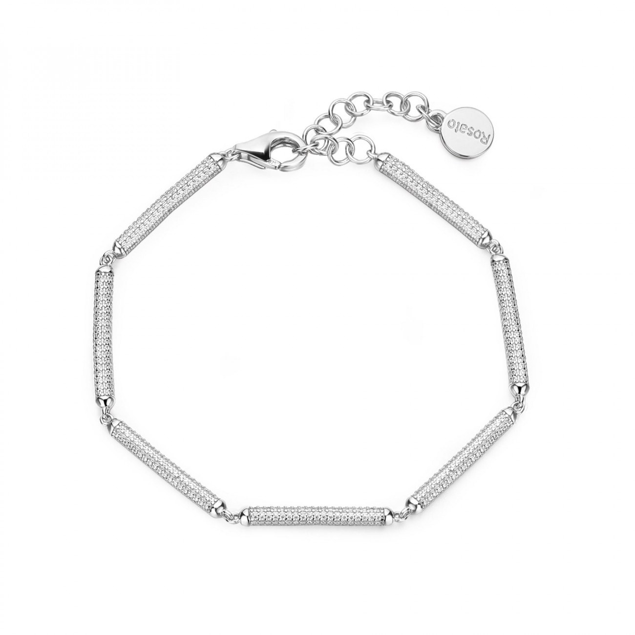 Bracciale argento rosato BRZI17