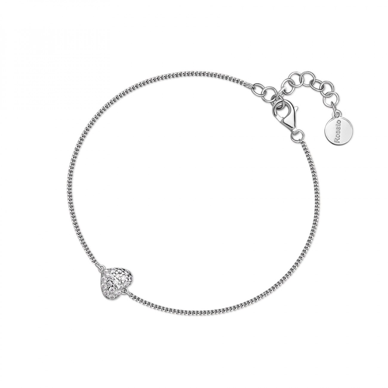 Bracciale argento rosato RZAL039