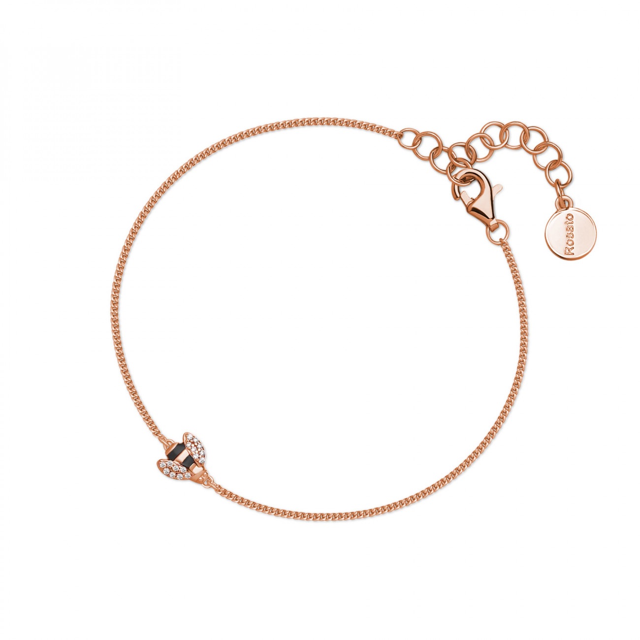 Bracciale argento rosato RZAL046