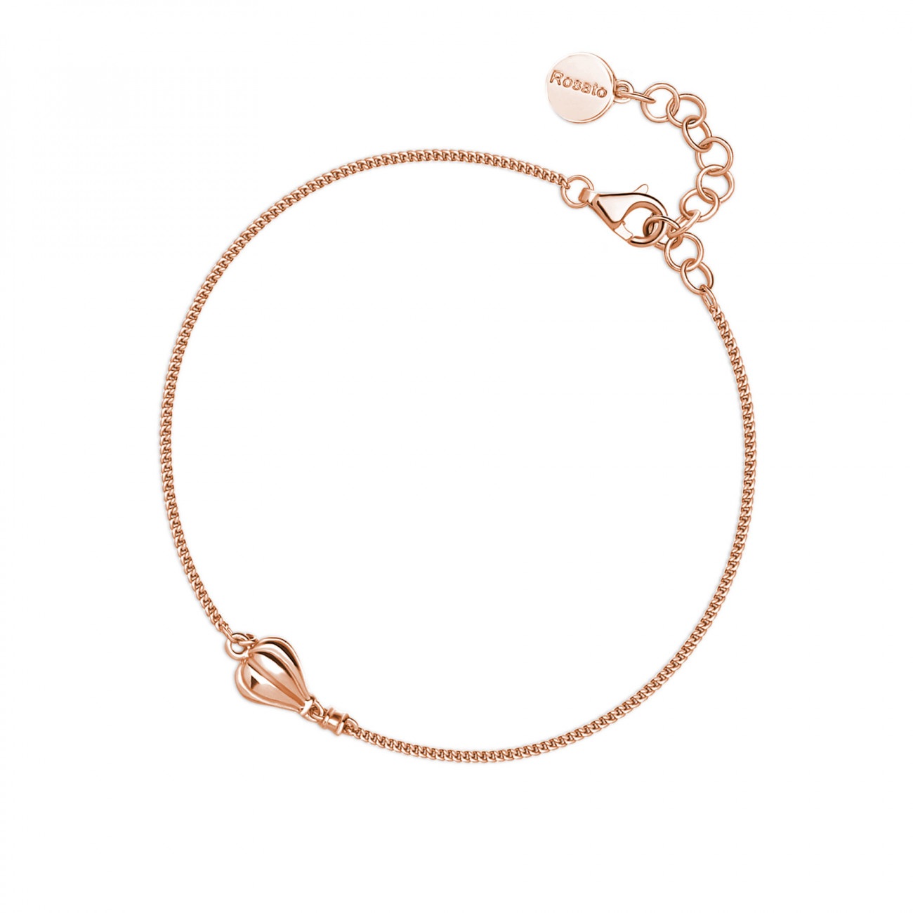 Bracciale argento rosato RZAL052