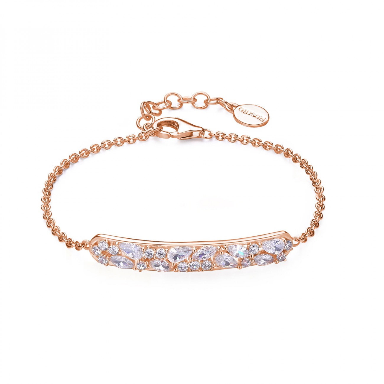 Bracciale argento rosato RZGE18