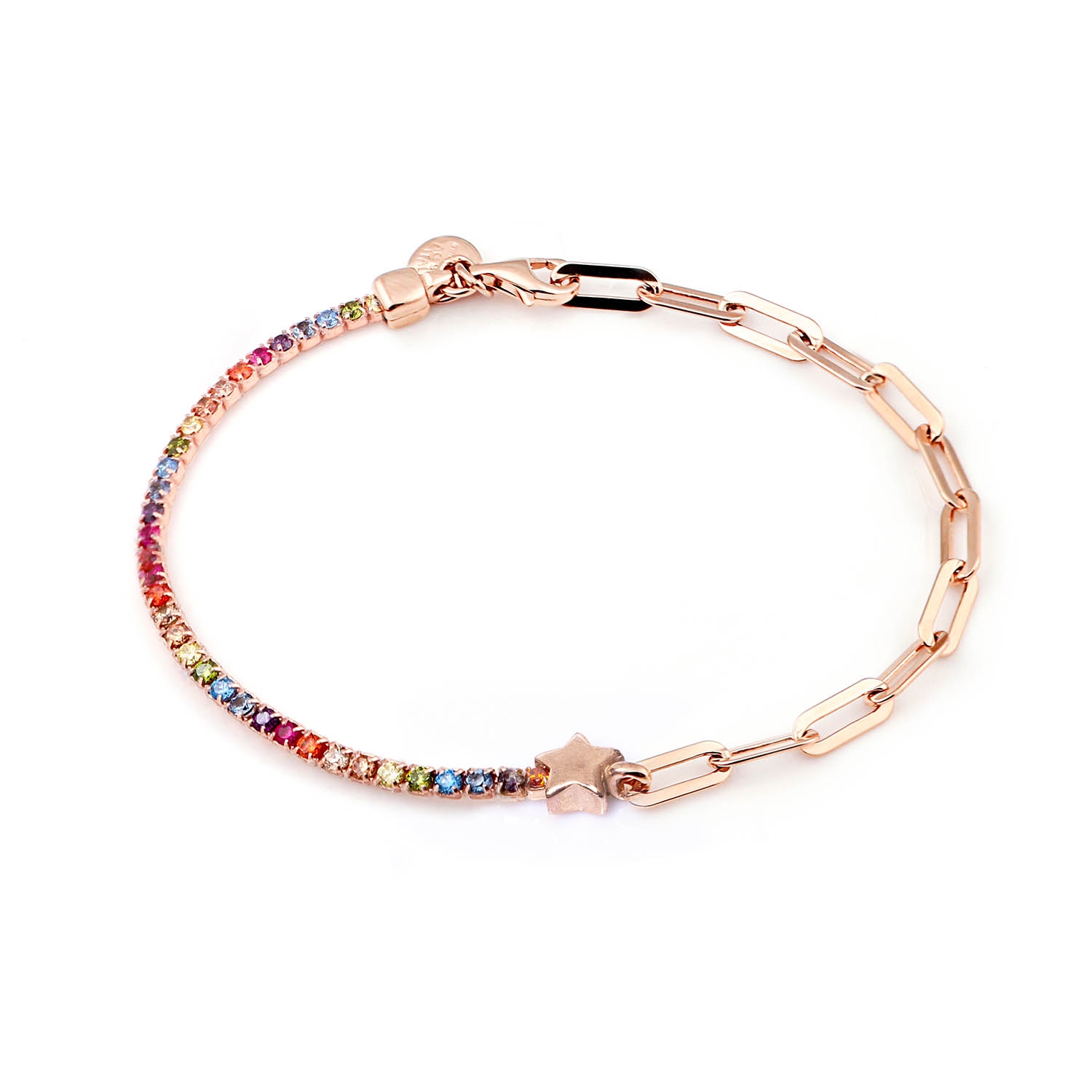 Bracciale argento rosato jackco jcb1859