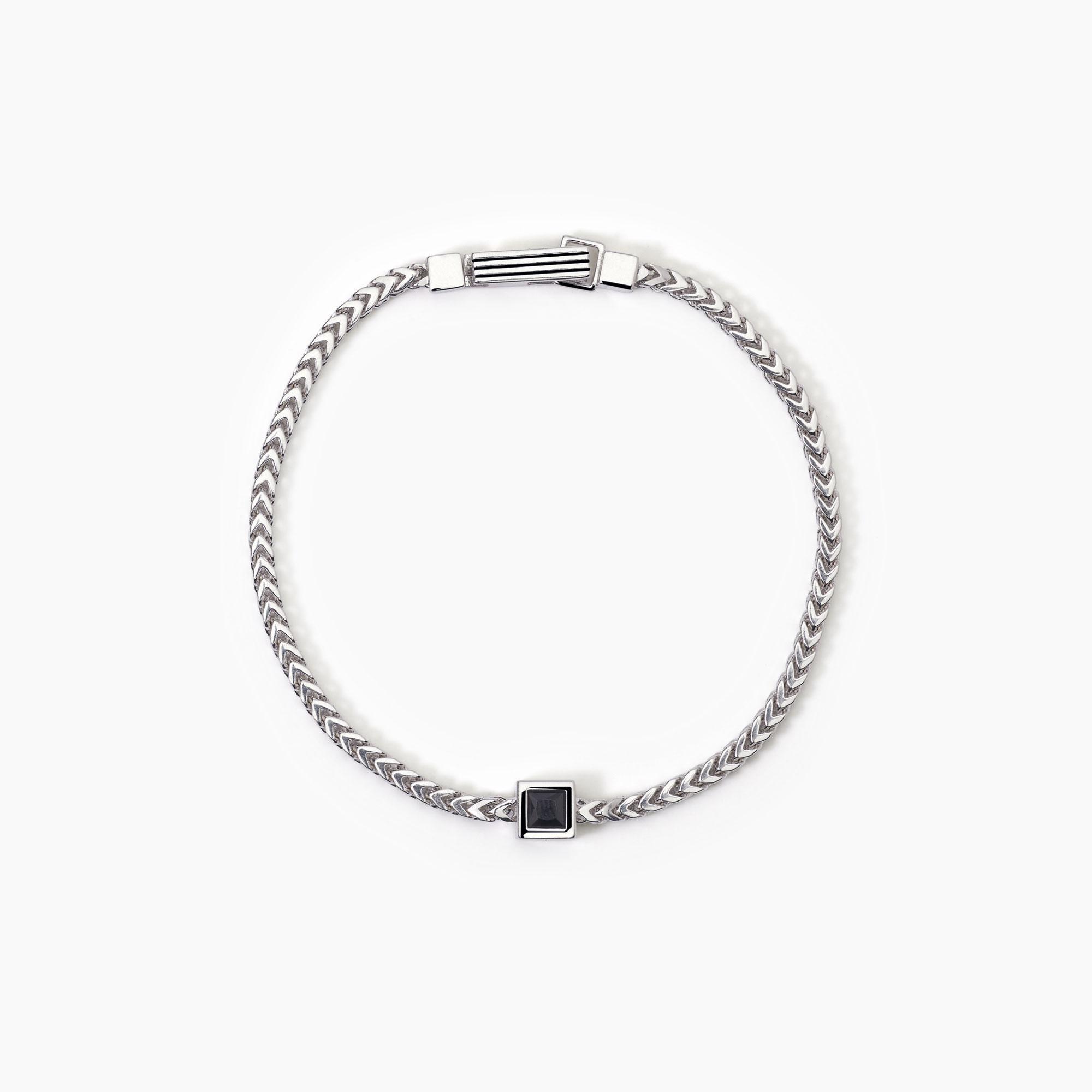 Bracciale argento uomo mabina 533808