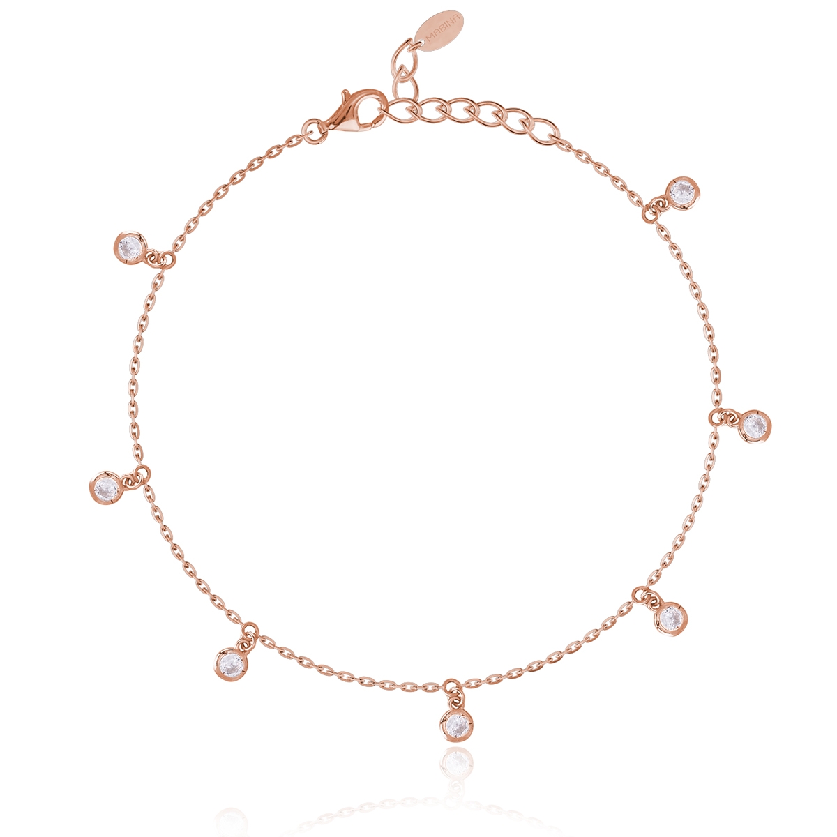 Bracciale cavigliera argento mabina 533374