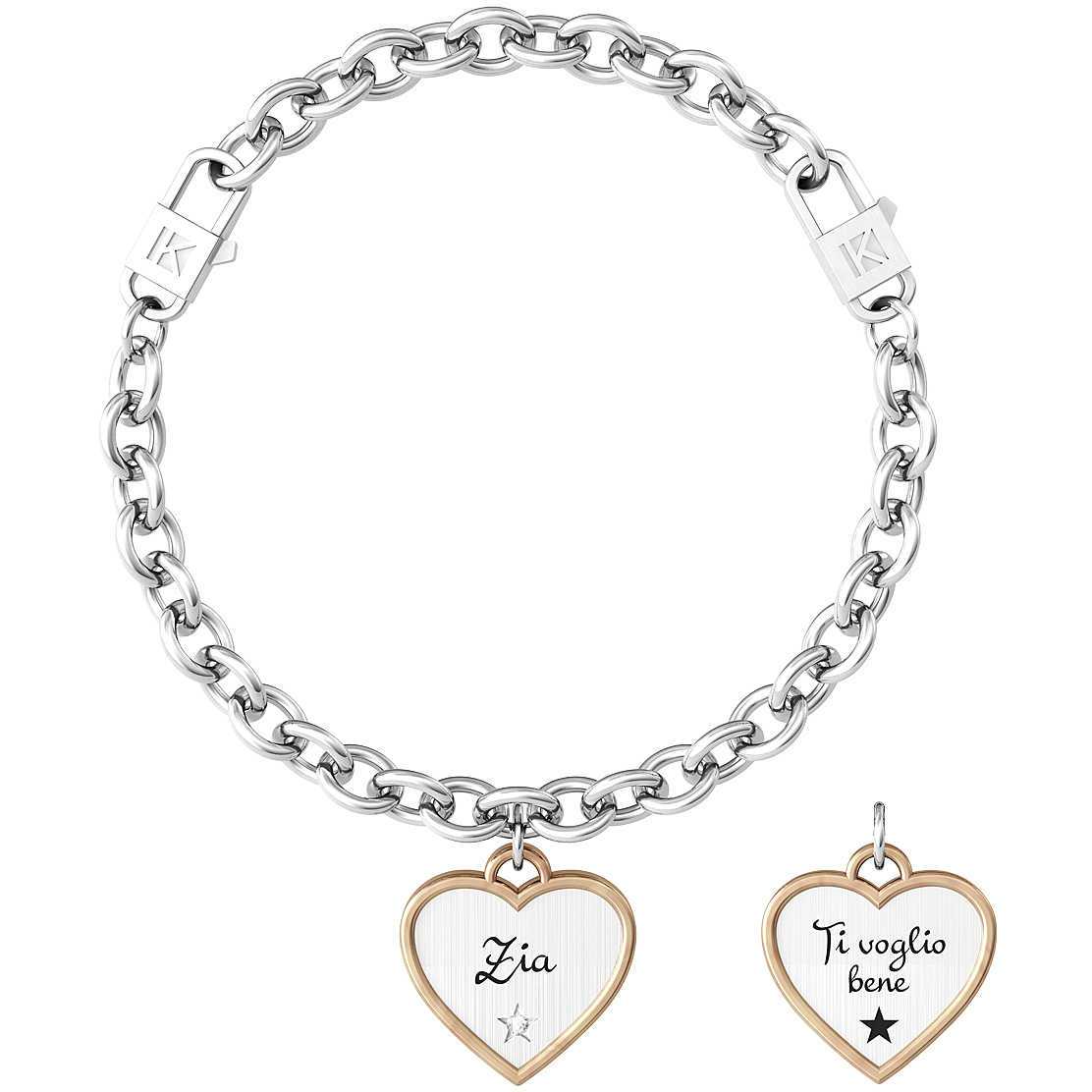 Bracciale donna acciaio kidult family 732023