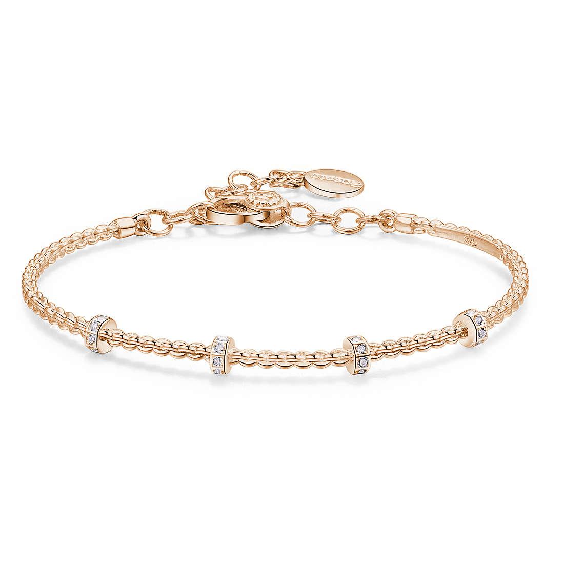 Bracciale donna gioielli rosato storie rzb002