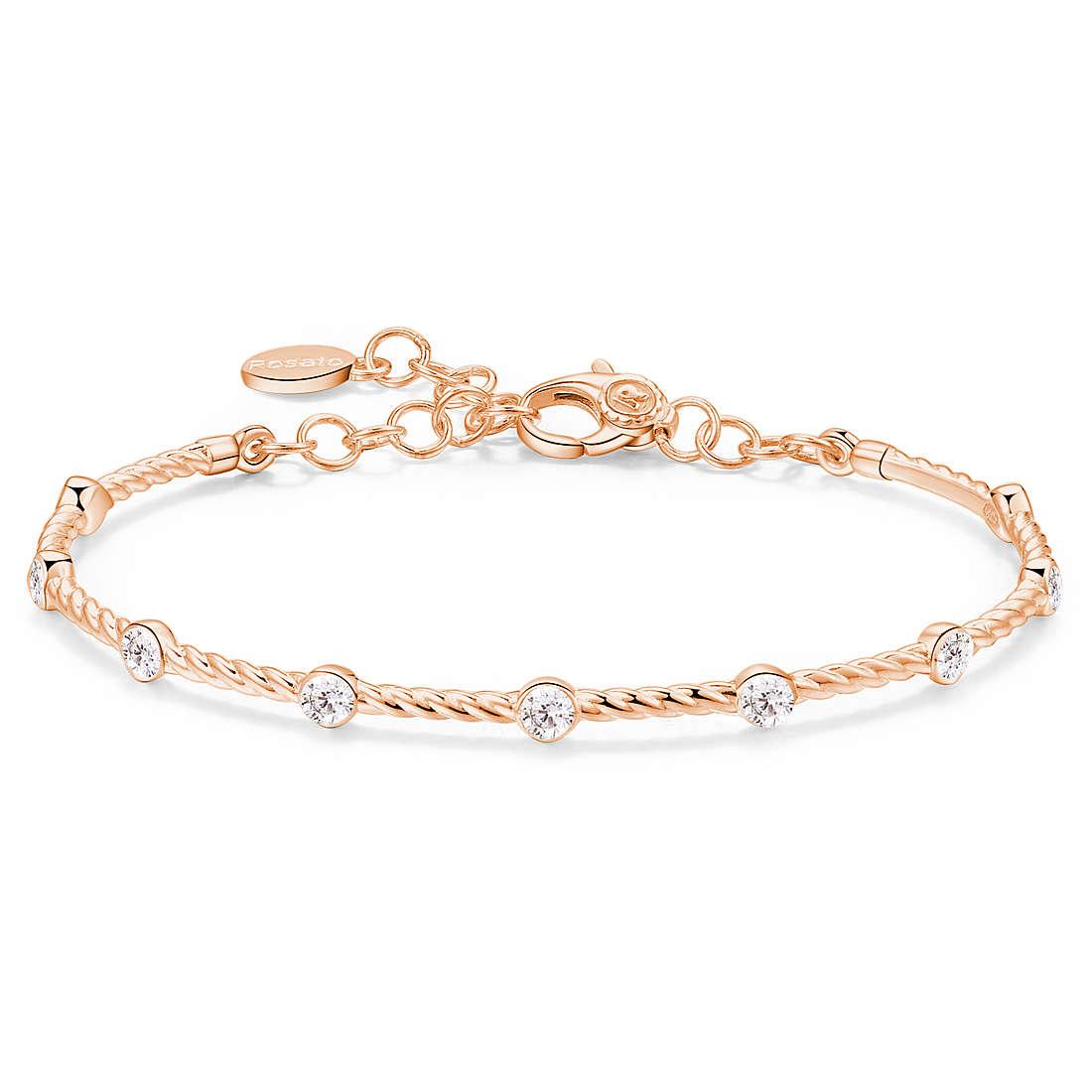 Bracciale donna gioielli rosato storie rzb005
