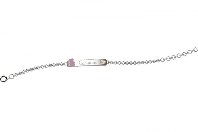 Bracciale targhetta bimbo NAN0158
