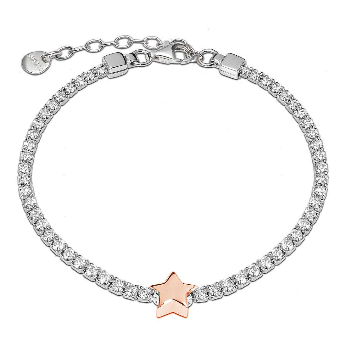 Bracciale tennis con stella e zirconi da donna di jackco jcb1383