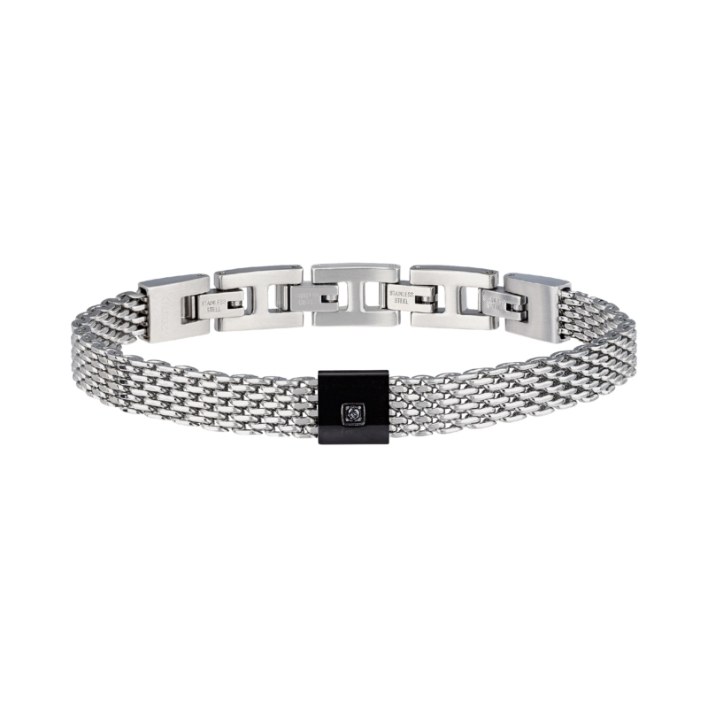 Bracciale uomo breil TJ2955 black diamond
