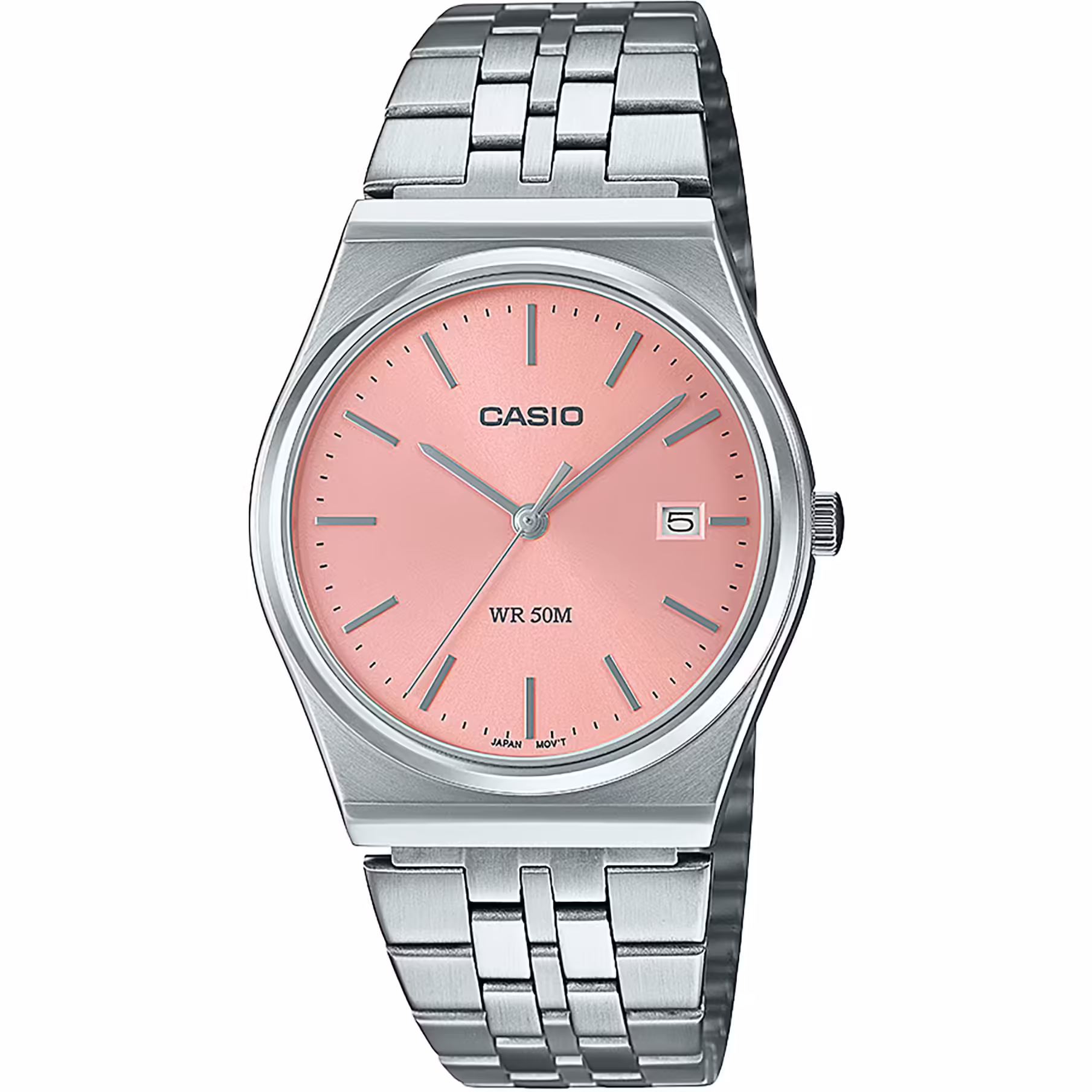 Casio collection argentato acciaio orologio unisex mtp b145d 4avef