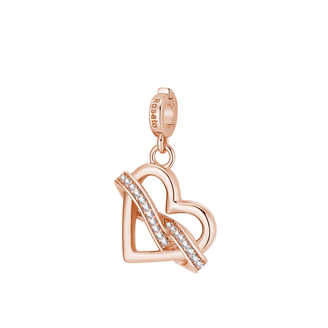 Charm argento rosato RZ194