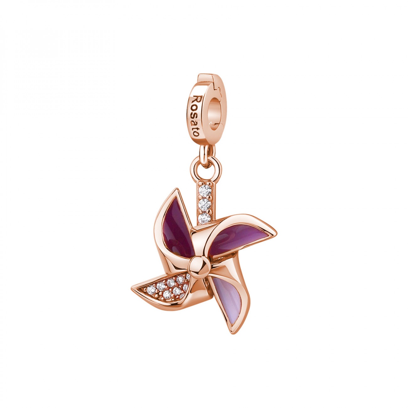 Charm argento rosato RZ205