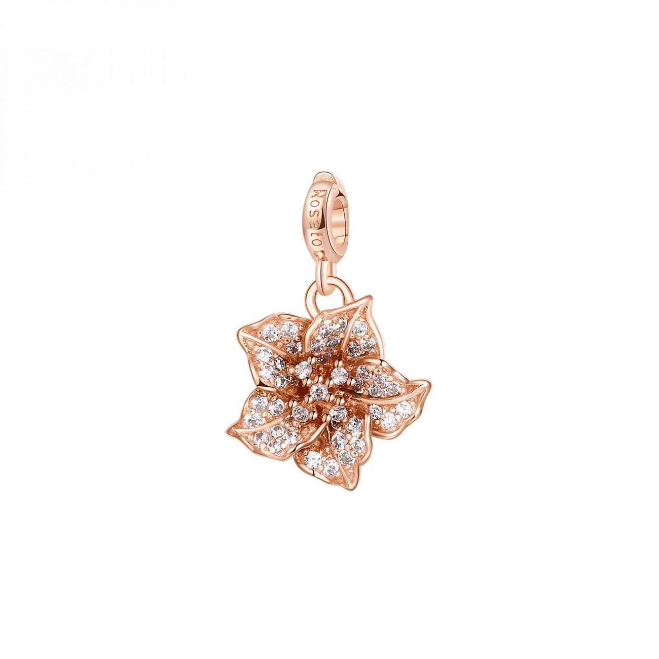 Charm argento rosato rz053