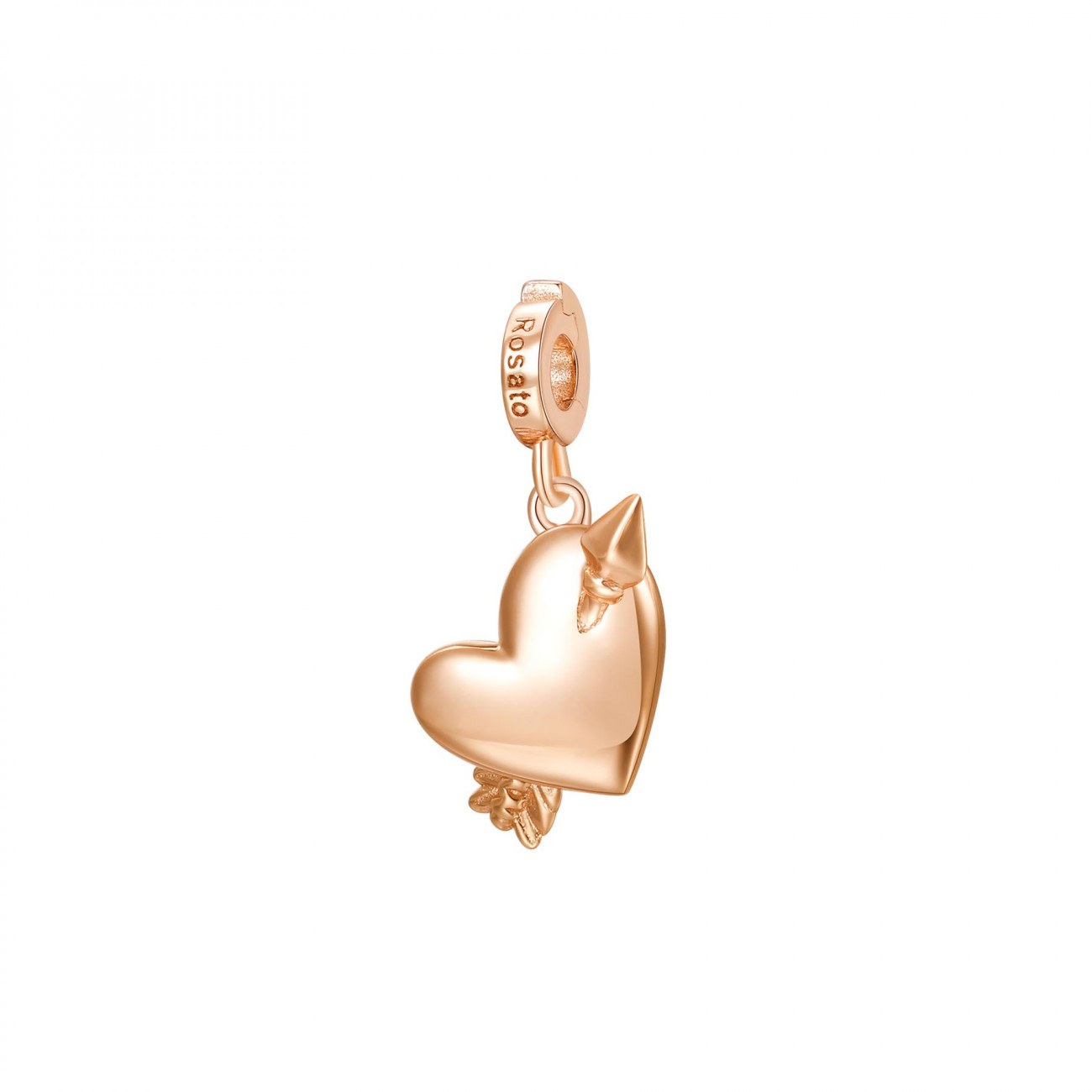 Charm argento rosato rz156