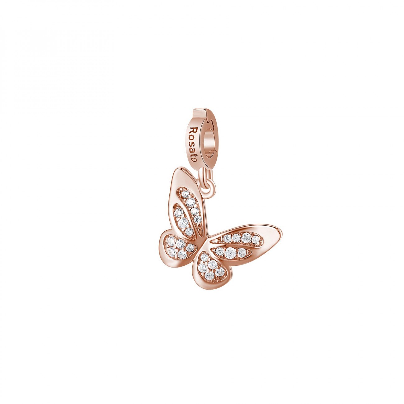 Charm argento rosato rz180