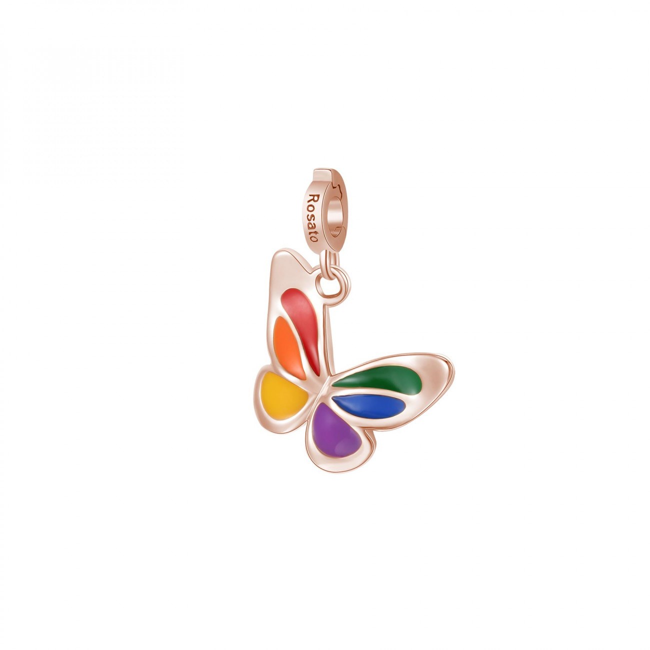 Charm argento rosato rzle039