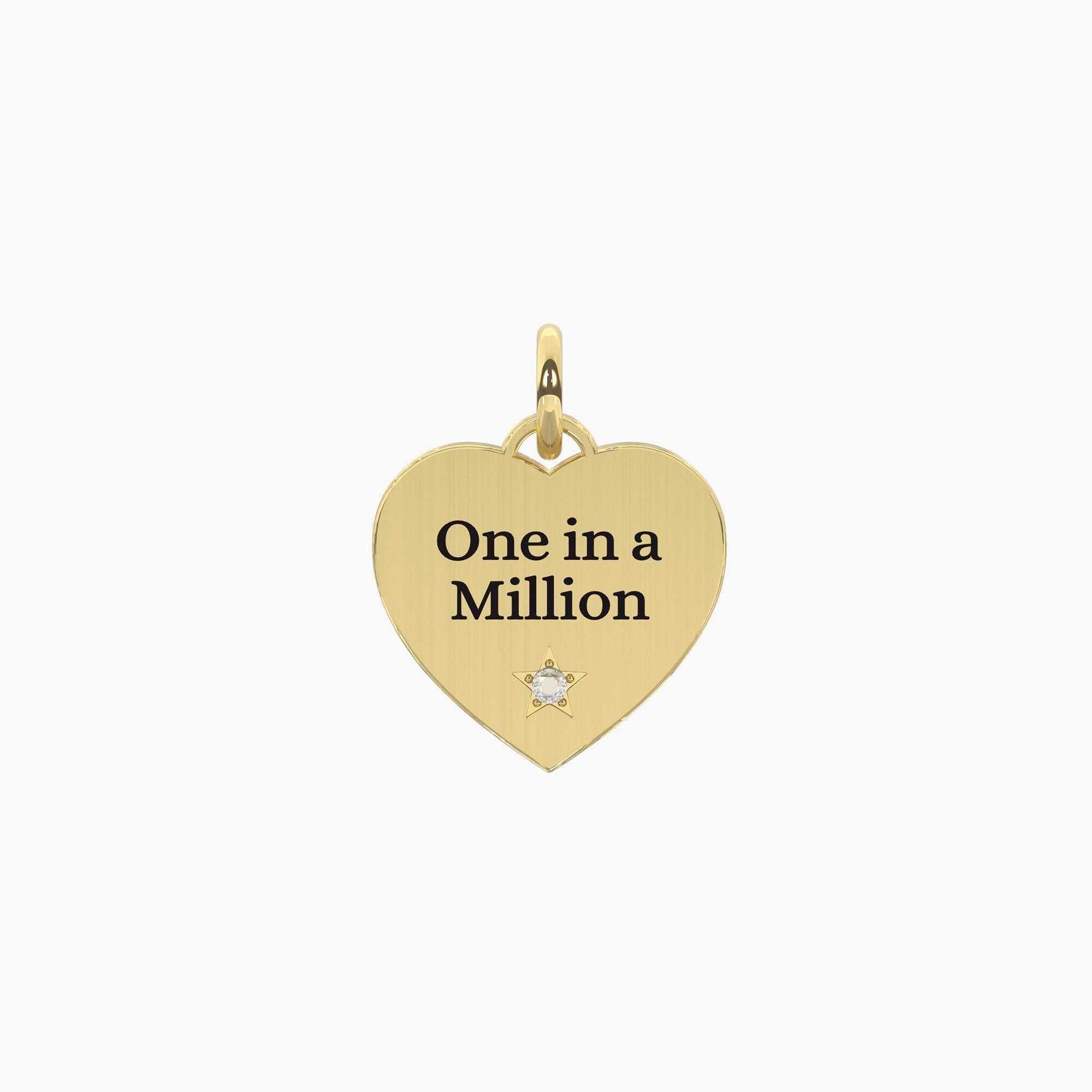 Ciondolo acciaio Kidult Love 741176