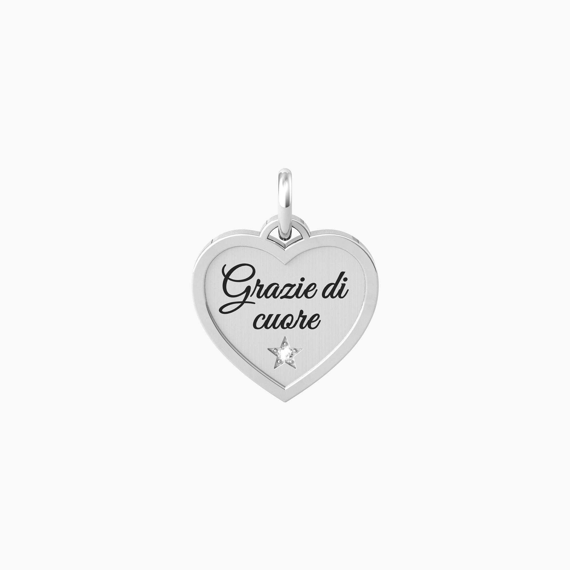 Ciondolo acciaio Kidult love 741037