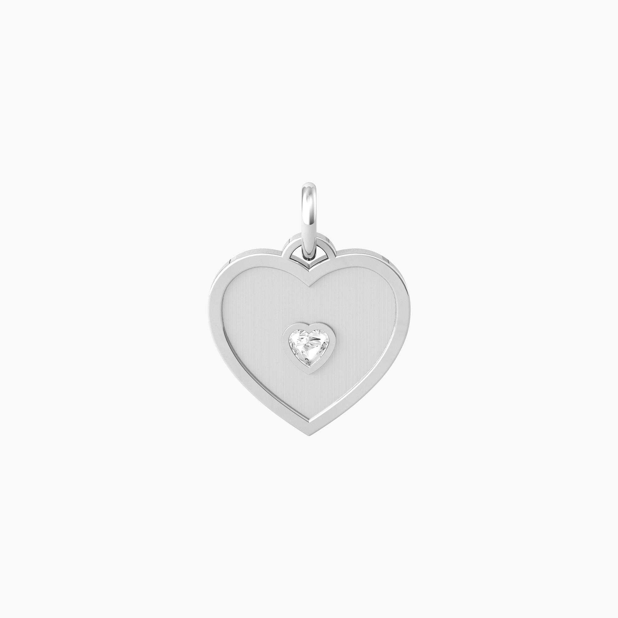 Ciondolo acciaio Kidult love 741059