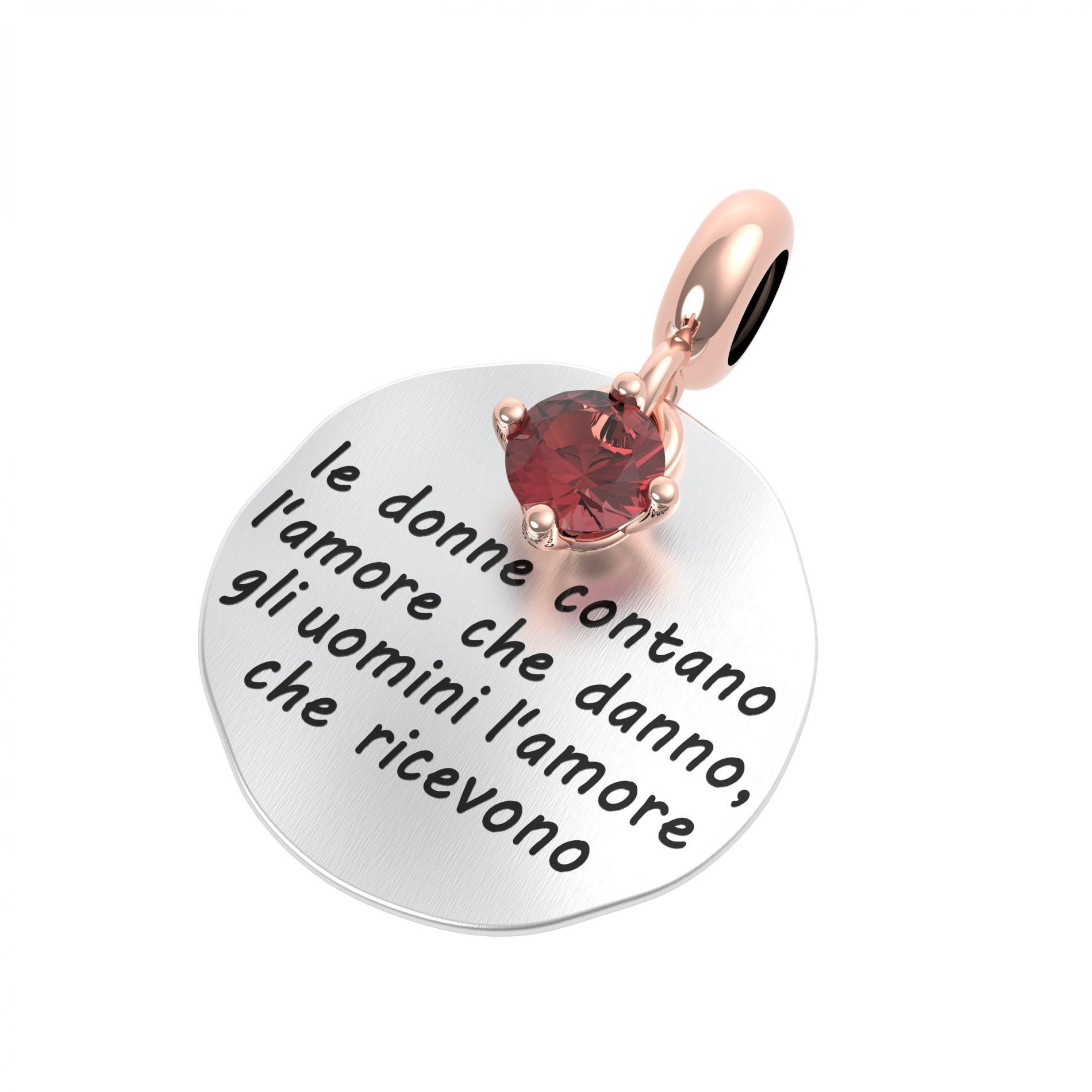 Ciondolo argento rerum 25004 musa