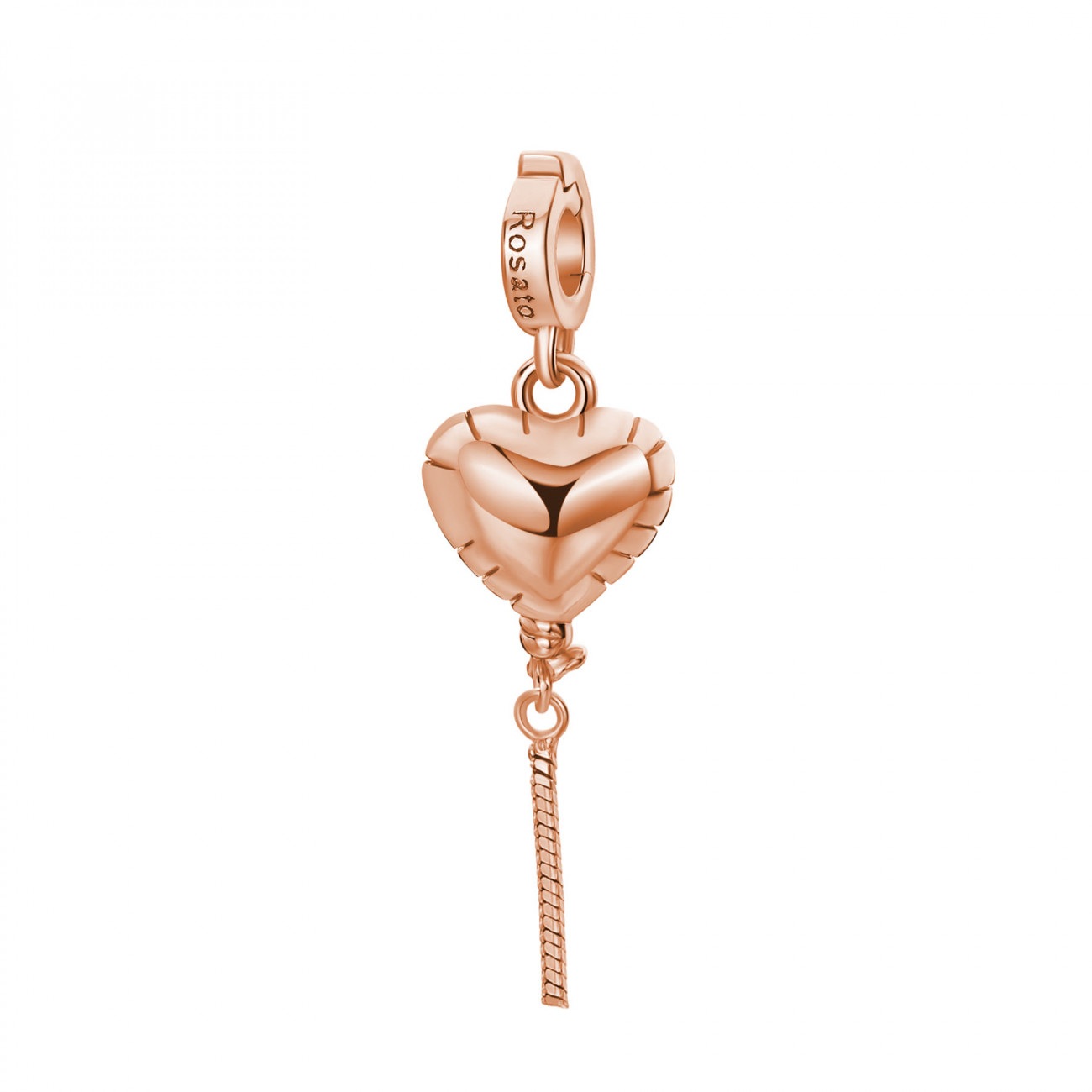 Ciondolo argento rosato RZLE074