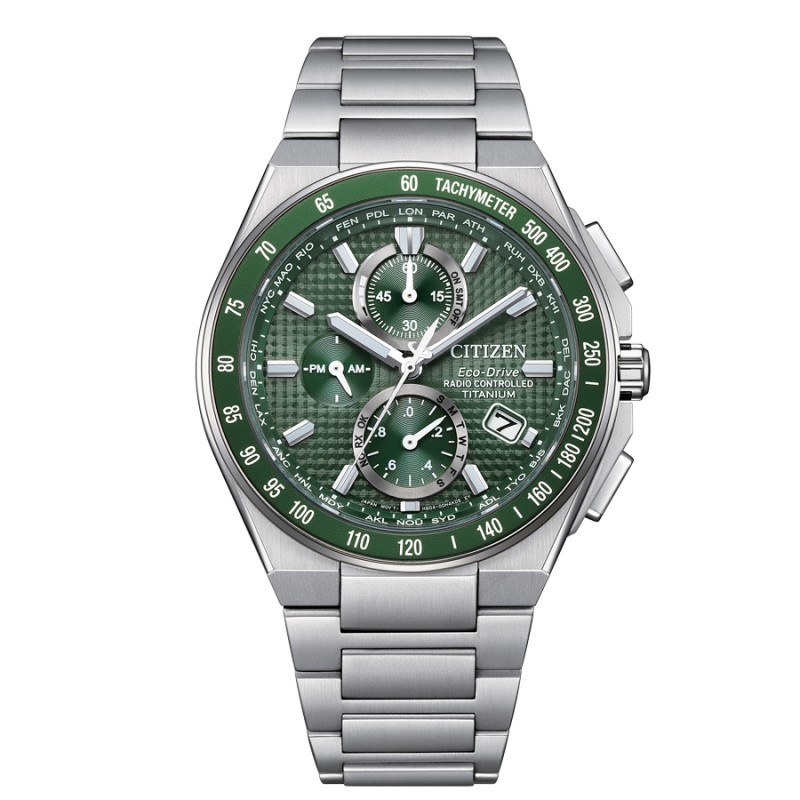 Citizen chrono radiocontrollato at8398 53x super titanio eco drive h804