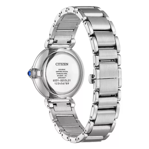 Citizen citizen l grigio cinturino acciaio em1070 83a lato 2