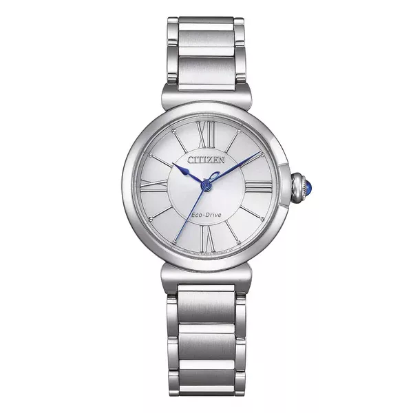 Citizen citizen l grigio cinturino acciaio em1070 83a