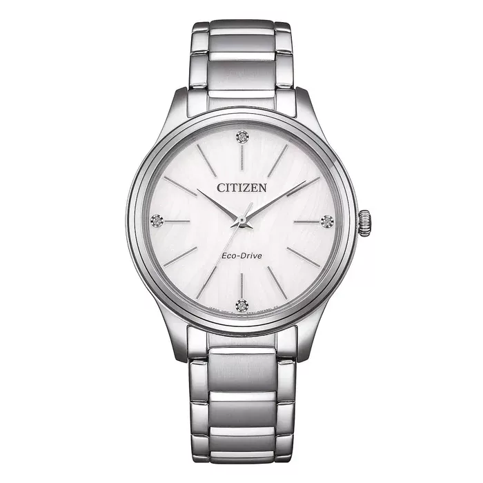 Citizen of collection lady casual donna bianco em1220 58a