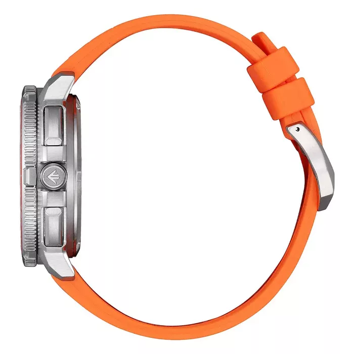Citizen promaster wavetracker nero cinturino gomma arancio jv3000 13e lato 3 700x