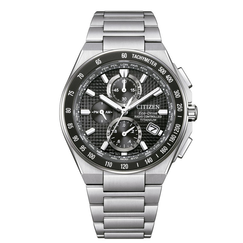 Citizen radiocontrollato at8390 55e super titanio h804 eco drive