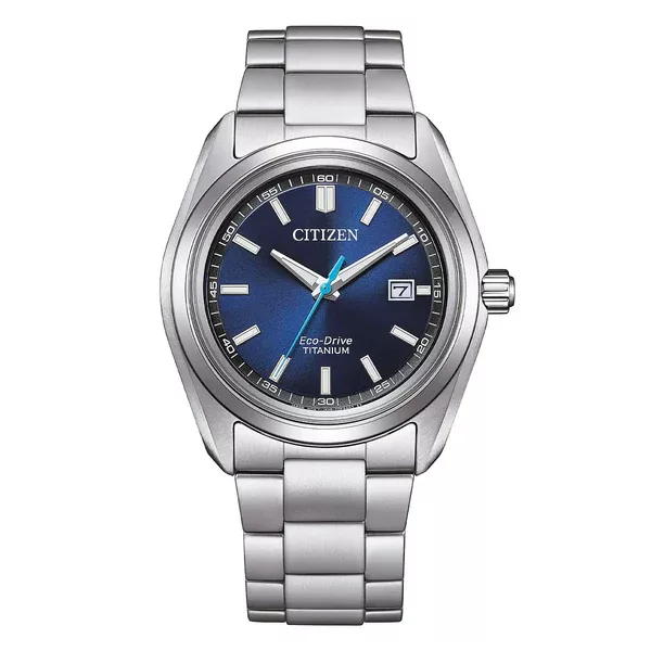 Citizen supertitanio26 blu cinturino titanio grigio aw1900 50l